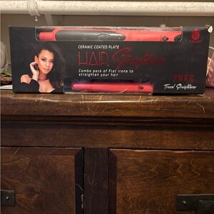 Black and Red Hair Styling Tool